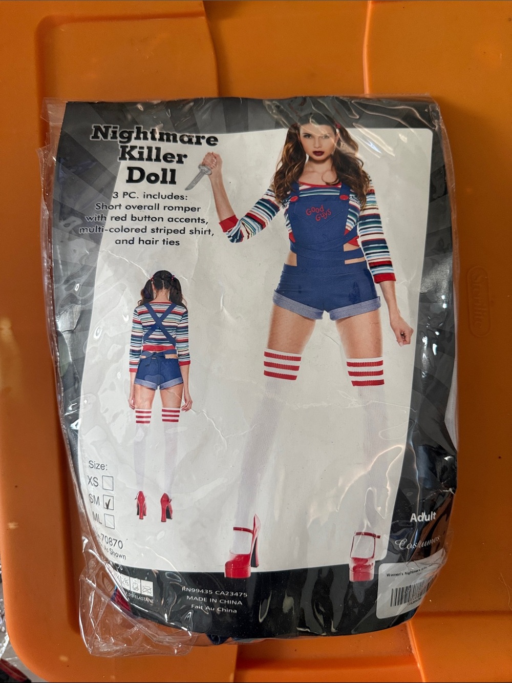 Blue Short Overall Romper Kids Costume